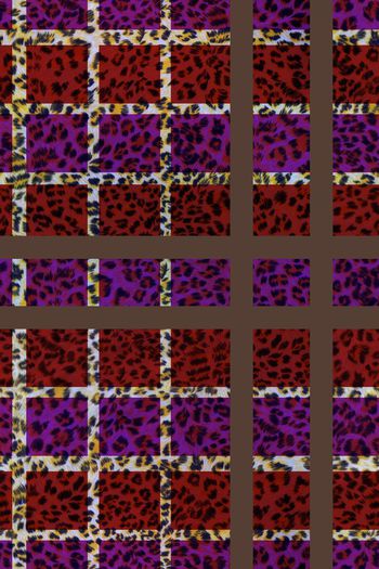 千鸟格印花华亿平台图片