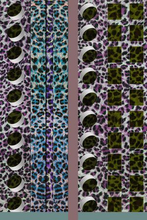 千鸟格印花华亿平台图片