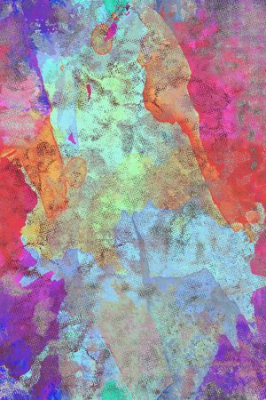 抽象印花华亿平台图片