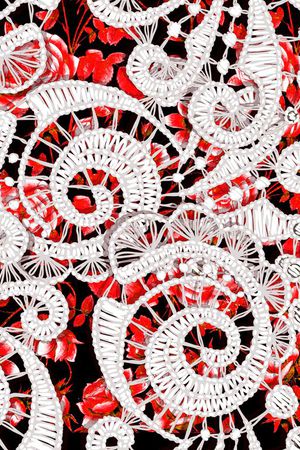 宫廷风印花华亿平台图片