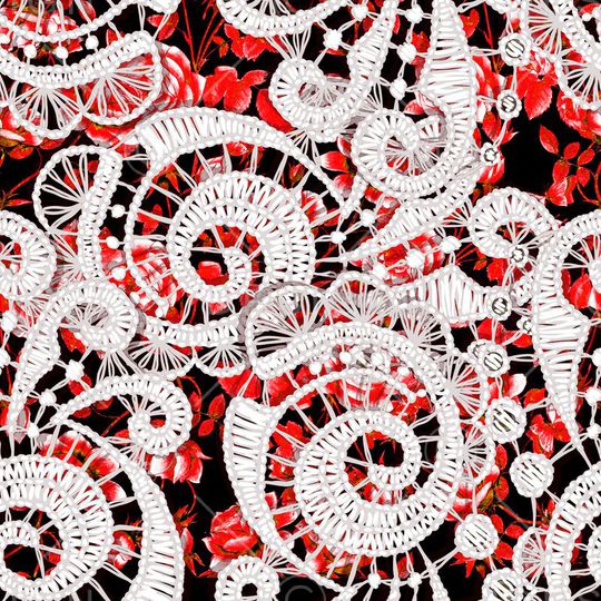 宫廷风印花华亿平台图片