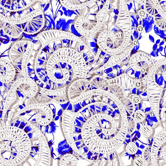 宫廷风印花华亿平台图片