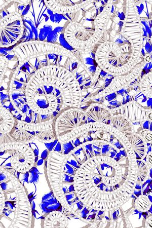 宫廷风印花华亿平台图片