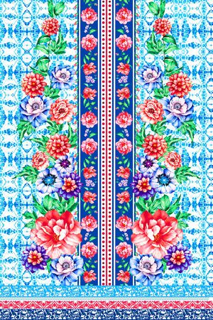 扎染底纹印花华亿平台图片