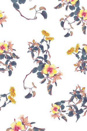 中国风印花华亿平台图片