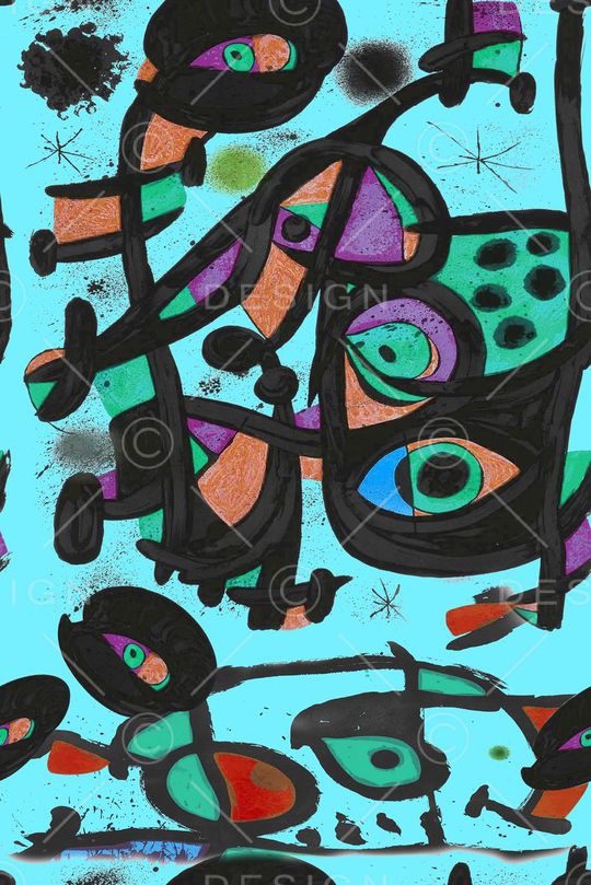 抽象印花华亿平台图片