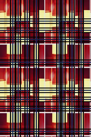 格子印花华亿平台图片