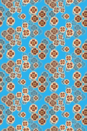 碎碎花卉印花华亿平台图片