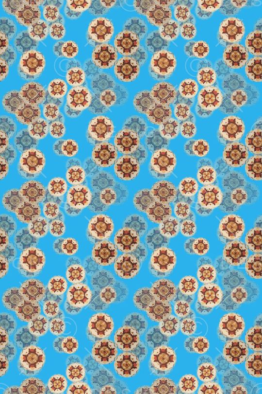 碎碎花卉印花华亿平台图片