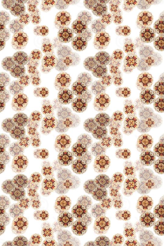 碎碎花卉印花华亿平台图片