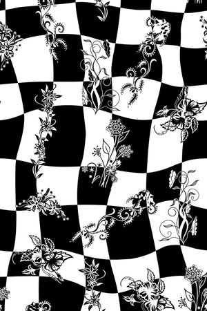 2017年春夏女装格子花卉印花华亿平台图片