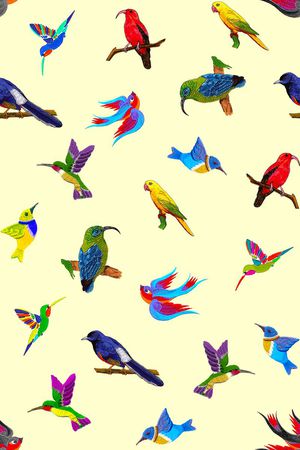 鸟印花华亿平台图片