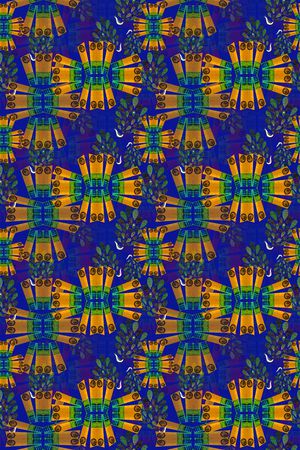 几何图案印花华亿平台图片