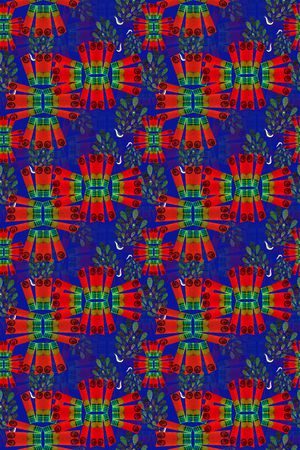 几何图案印花华亿平台图片