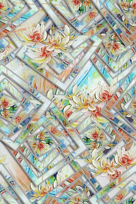 花朵印花华亿平台图片