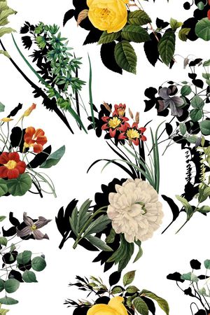 植物花卉印花华亿平台图片