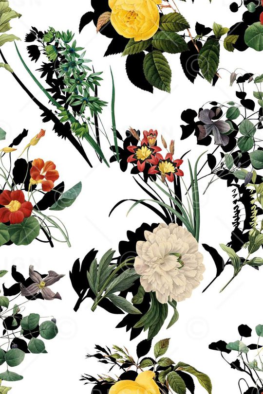 植物花卉印花华亿平台图片