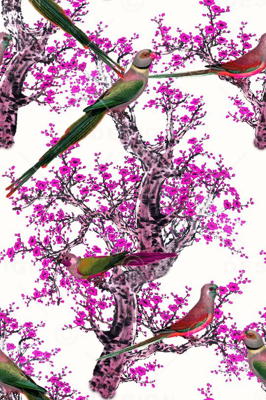 中国风印花华亿平台图片