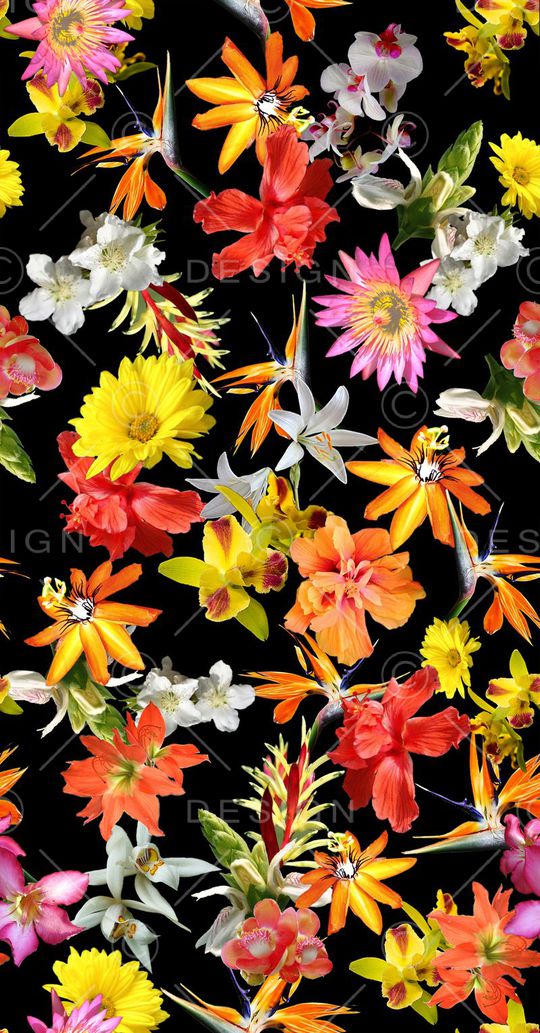 花朵印花华亿平台图片