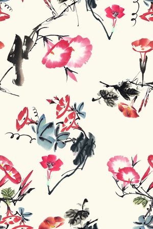 中国风印花华亿平台图片