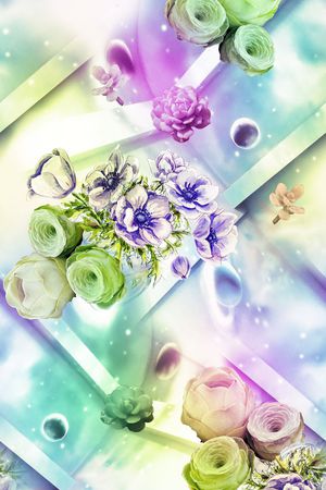 花瓣印花华亿平台图片