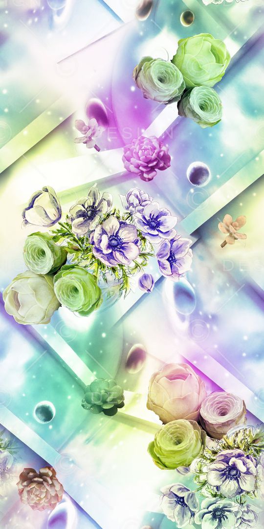 花瓣印花华亿平台图片