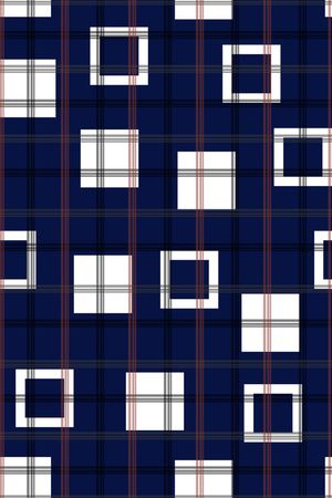 格子印花华亿平台图片