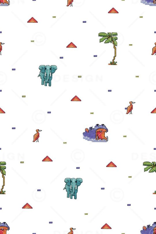 几何印花华亿平台图片