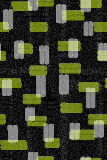 661671-笔刷几何图形 黑色底