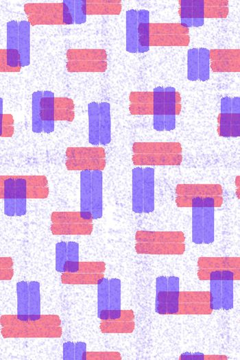 661672-笔刷几何图形 蓝色底