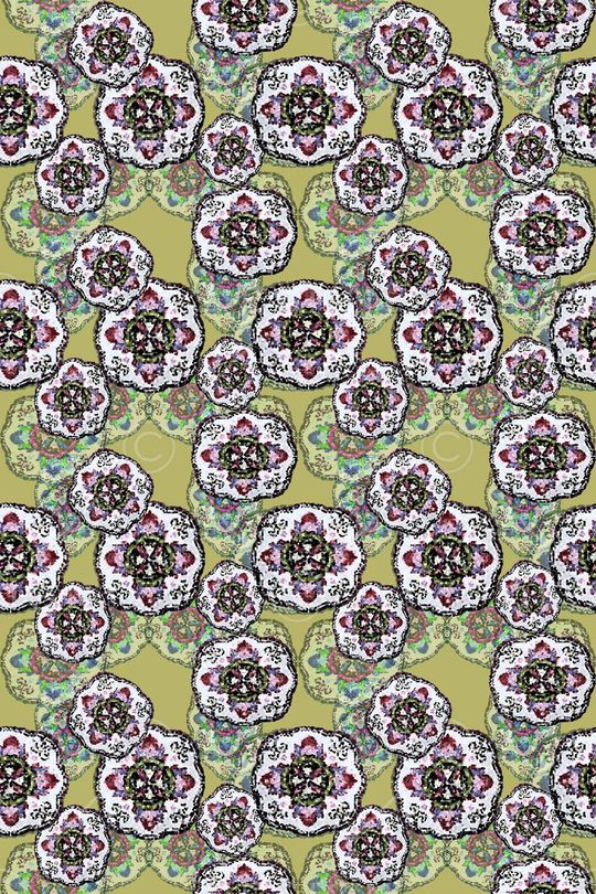 几何拼接印花华亿平台图片