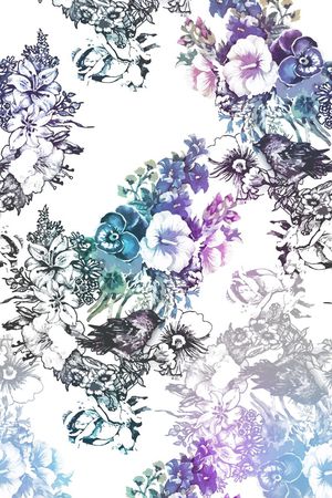 小碎花印花华亿平台图片