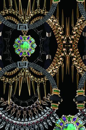 莫妮卡-女装华亿平台印花华亿平台图片