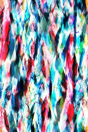 抽象印花华亿平台图片