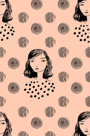 人物印花华亿平台图片