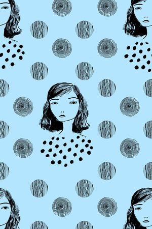 人物印花华亿平台图片