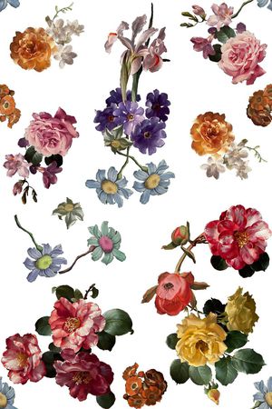 玫瑰印花华亿平台图片