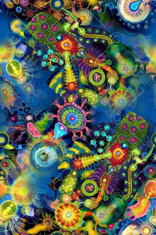 抽象印花华亿平台图片