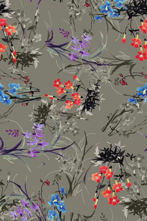 水仙花印花华亿平台图片