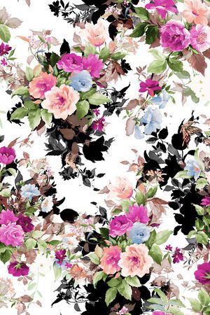 小碎花印花华亿平台图片