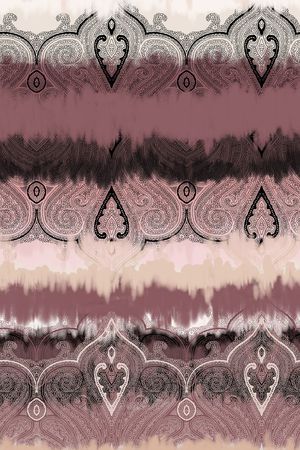 佩斯利印花华亿平台图片