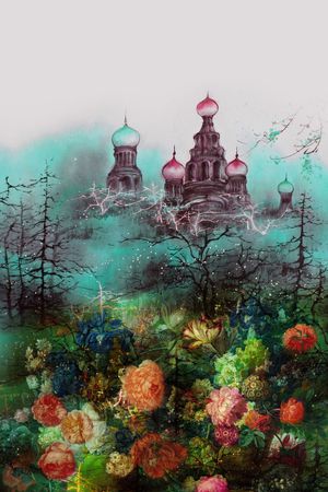 中国风定位花印花华亿平台图片