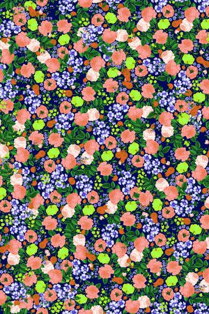 乱花印花华亿平台图片