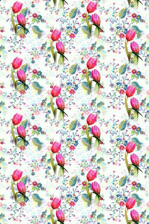 小碎花印花华亿平台图片