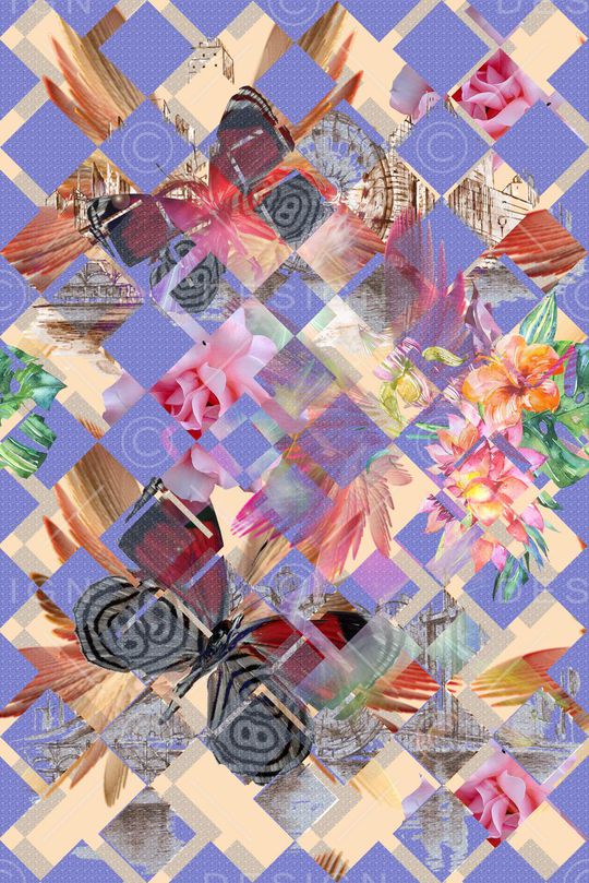 几何印花华亿平台图片