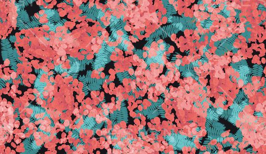 雨林密踪印花华亿平台图片