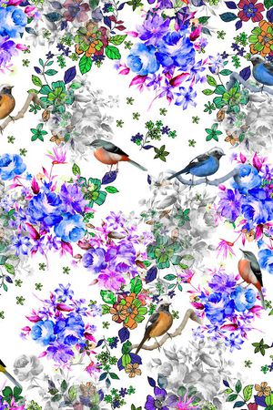 牡丹印花华亿平台图片