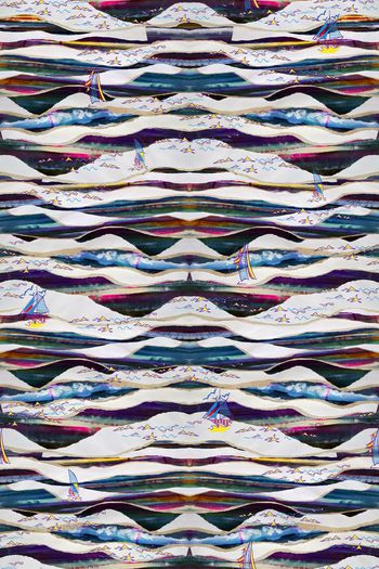 抽象印花华亿平台图片