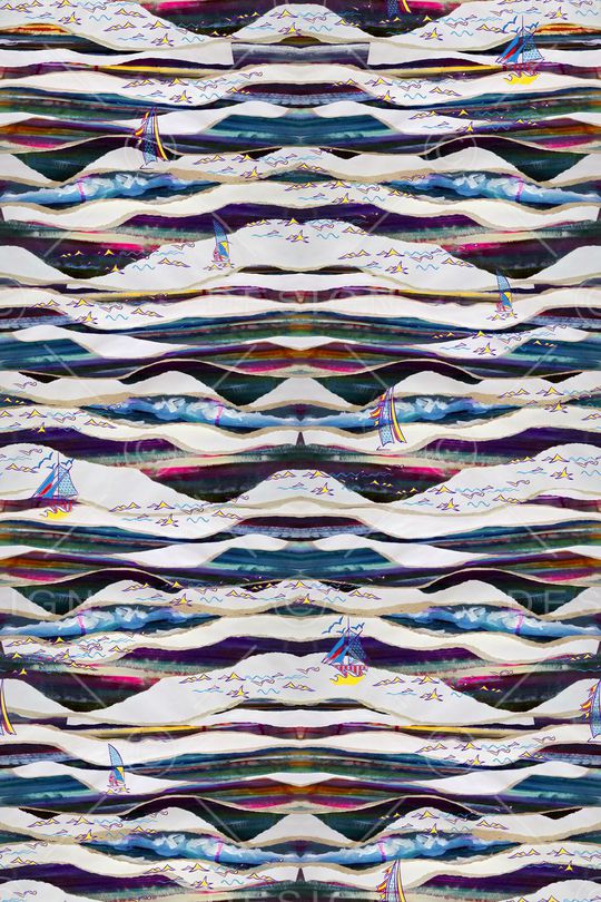 抽象印花华亿平台图片