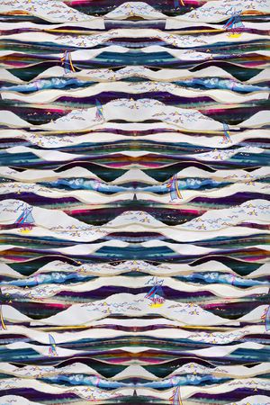 抽象印花华亿平台图片